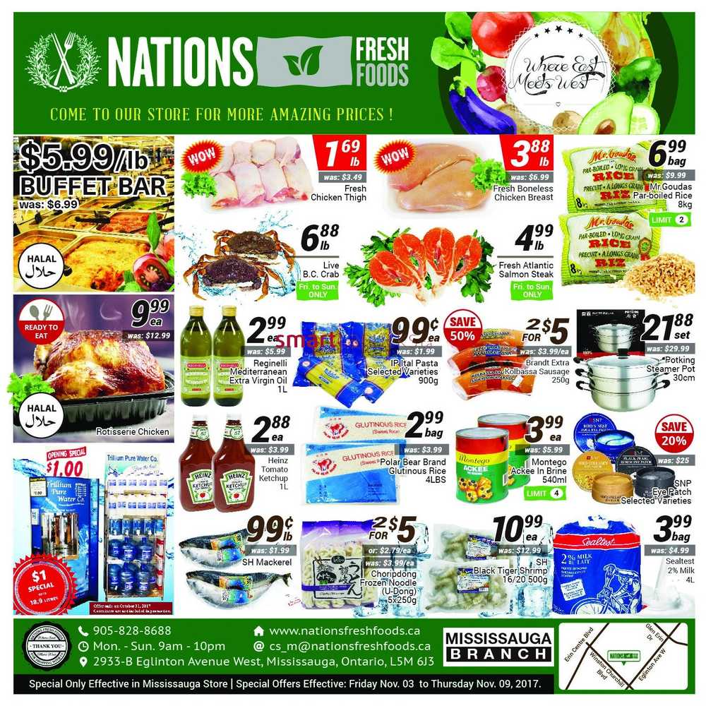 Nations Fresh Foods (Mississauga) Flyer November 3 to 9