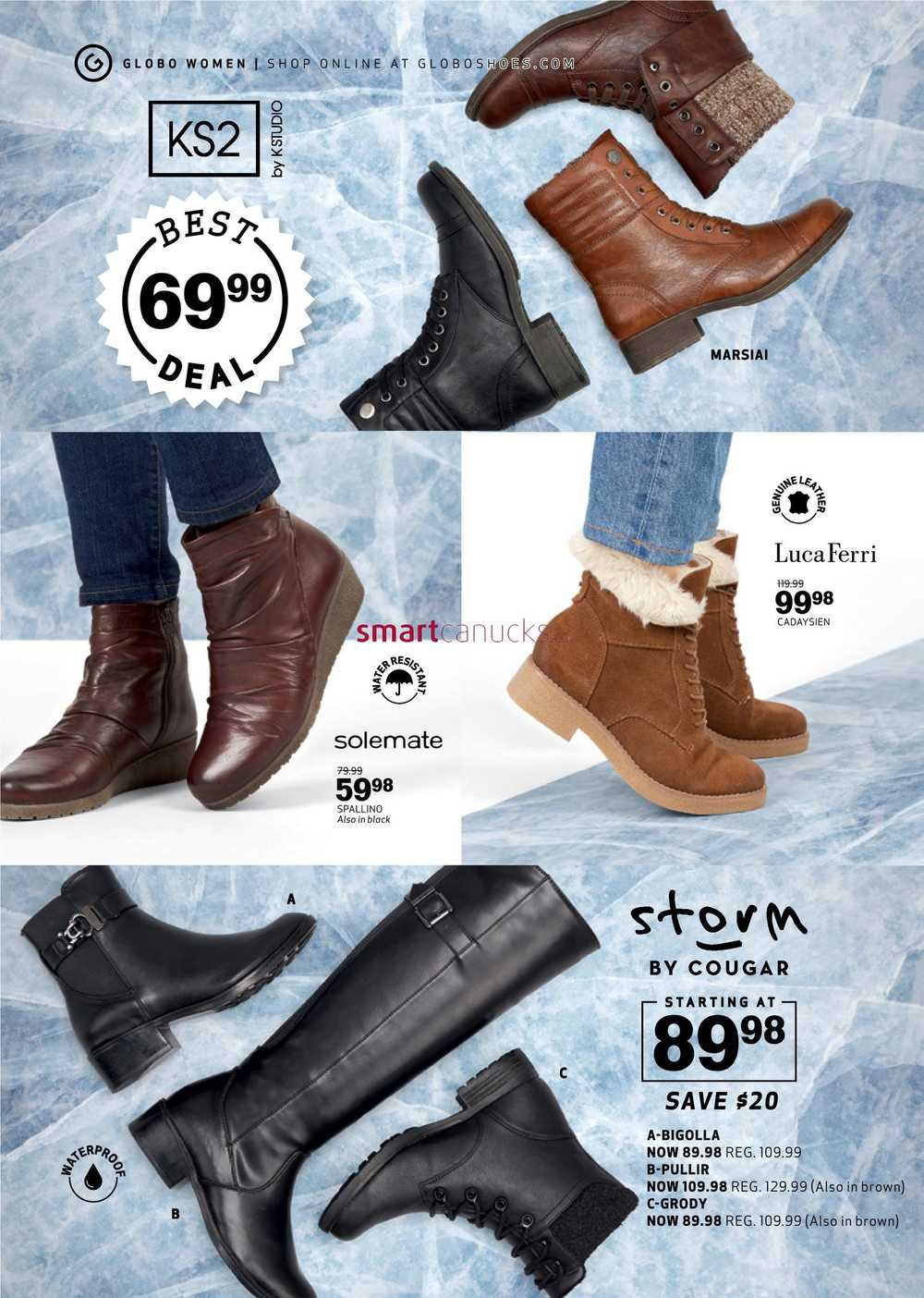 Globo Shoes Flyer November 8 to 19