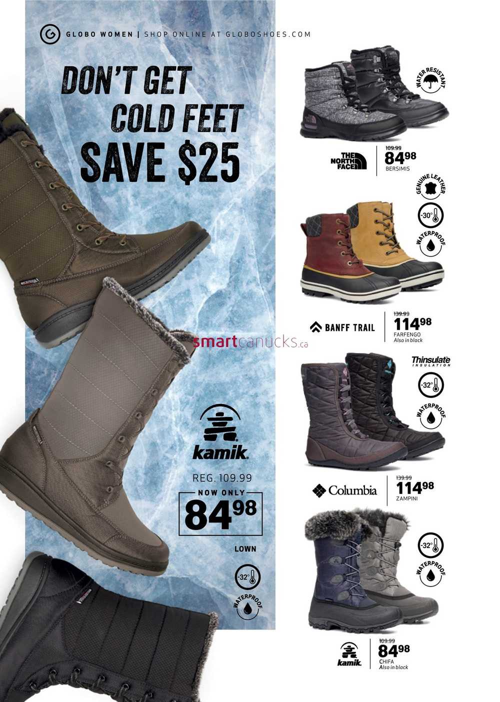 Globo Shoes Flyer November 8 to 19