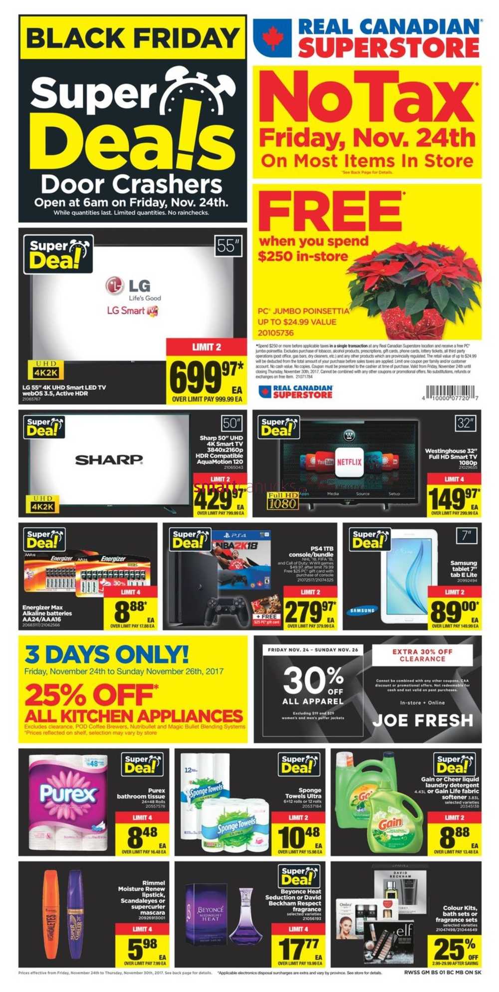 Real Canadian Superstore Black Friday 2017 Flyer *FULL FLYER*: No