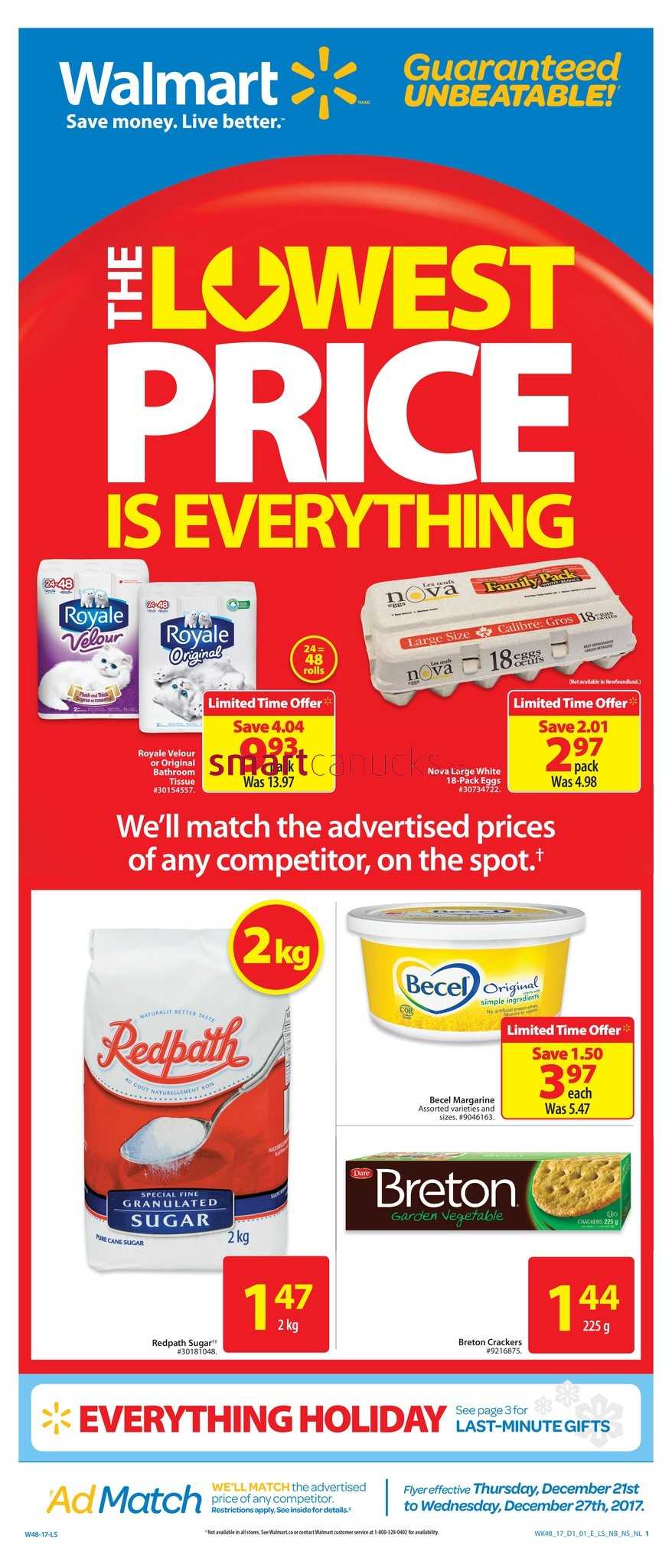 Walmart (Atlantic) Flyer December 21 to 27