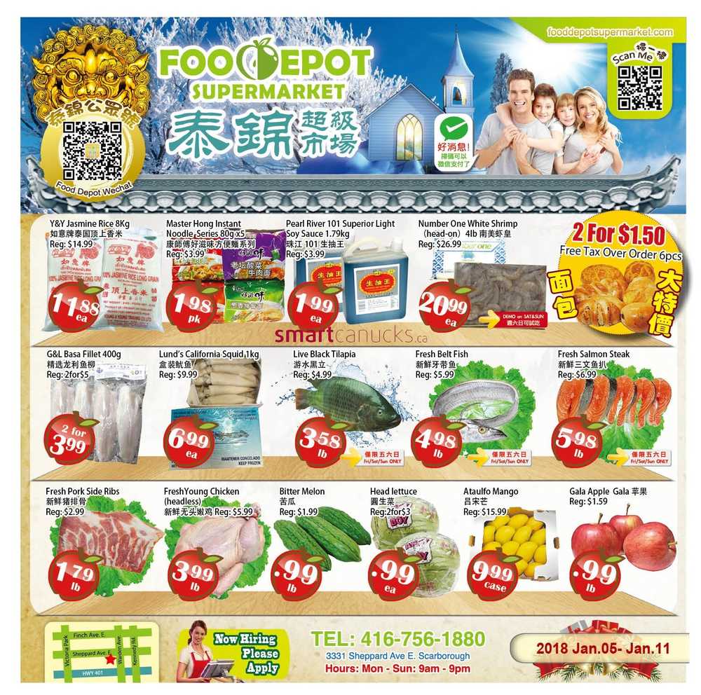 Food Depot Supermarket Flyer January 5 to 11