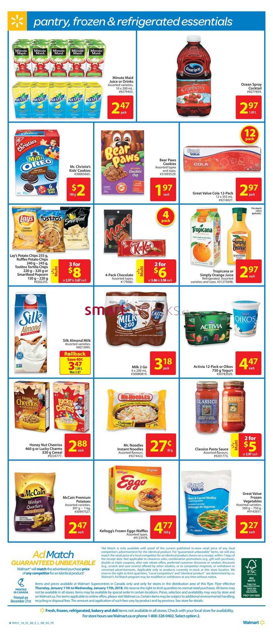 Walmart Supercentre (Atlantic) Flyer January 11 to 17