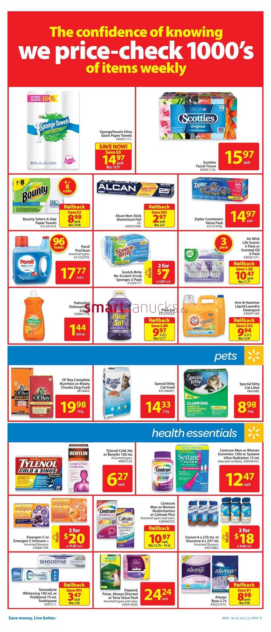 Walmart Supercentre (AB & SK) Flyer January 25 to 31