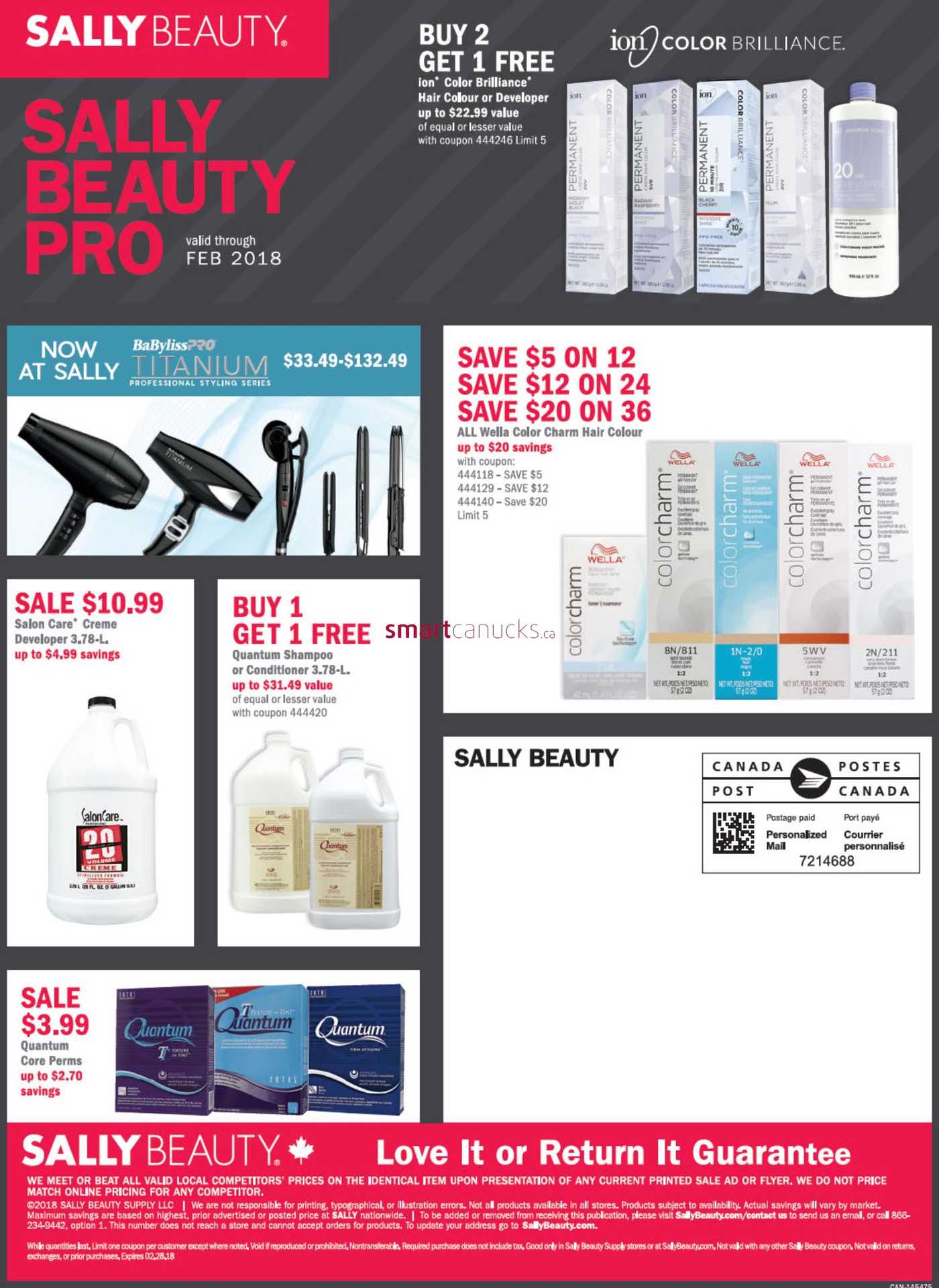 Beauty exchange sale flyer