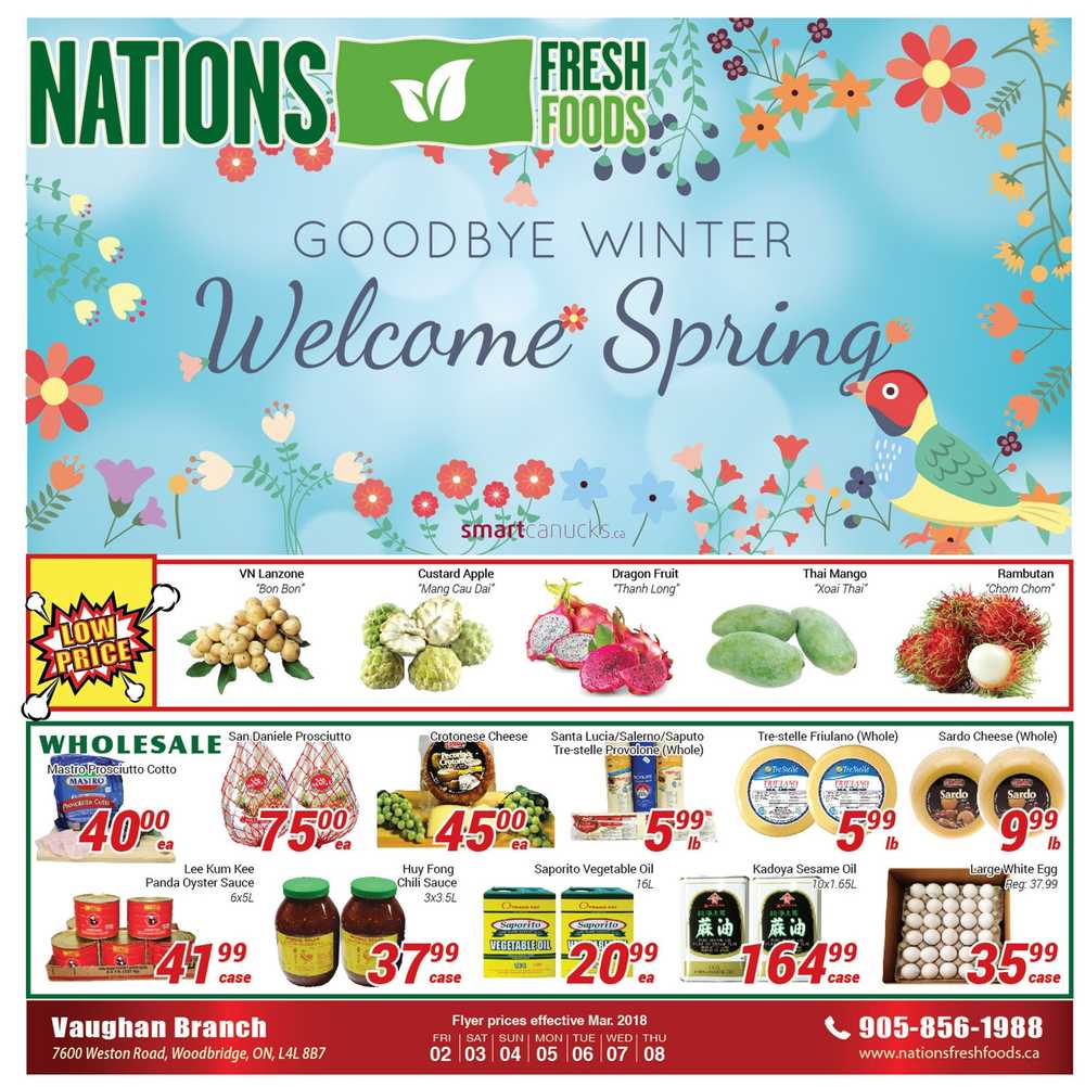 Nations Fresh Foods (Vaughan) Flyer March 2 to 8