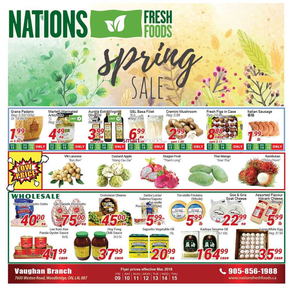 Nations Fresh Foods (Vaughan) Flyer March 9 to 15